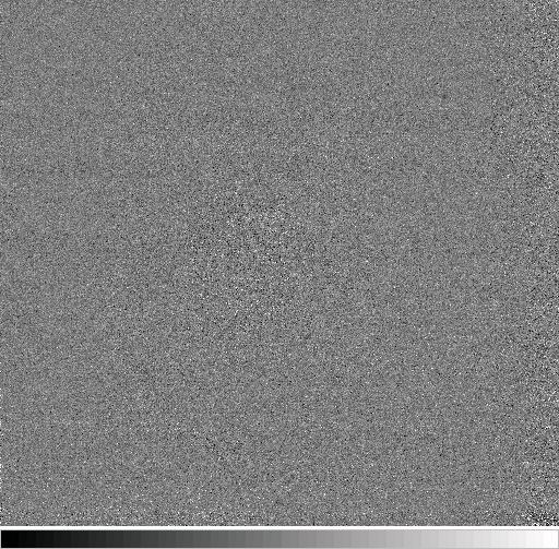 figure 29 dark corrected 5s dark frame (detector 4) with stripes removed